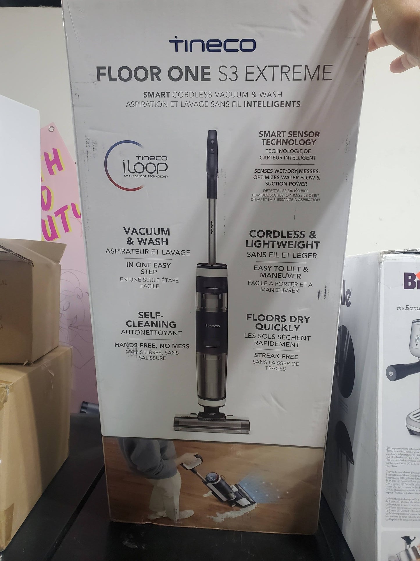 Tineco Floor One S3 Extreme – Smart Cordless Wet/Dry Vacuum Cleaner