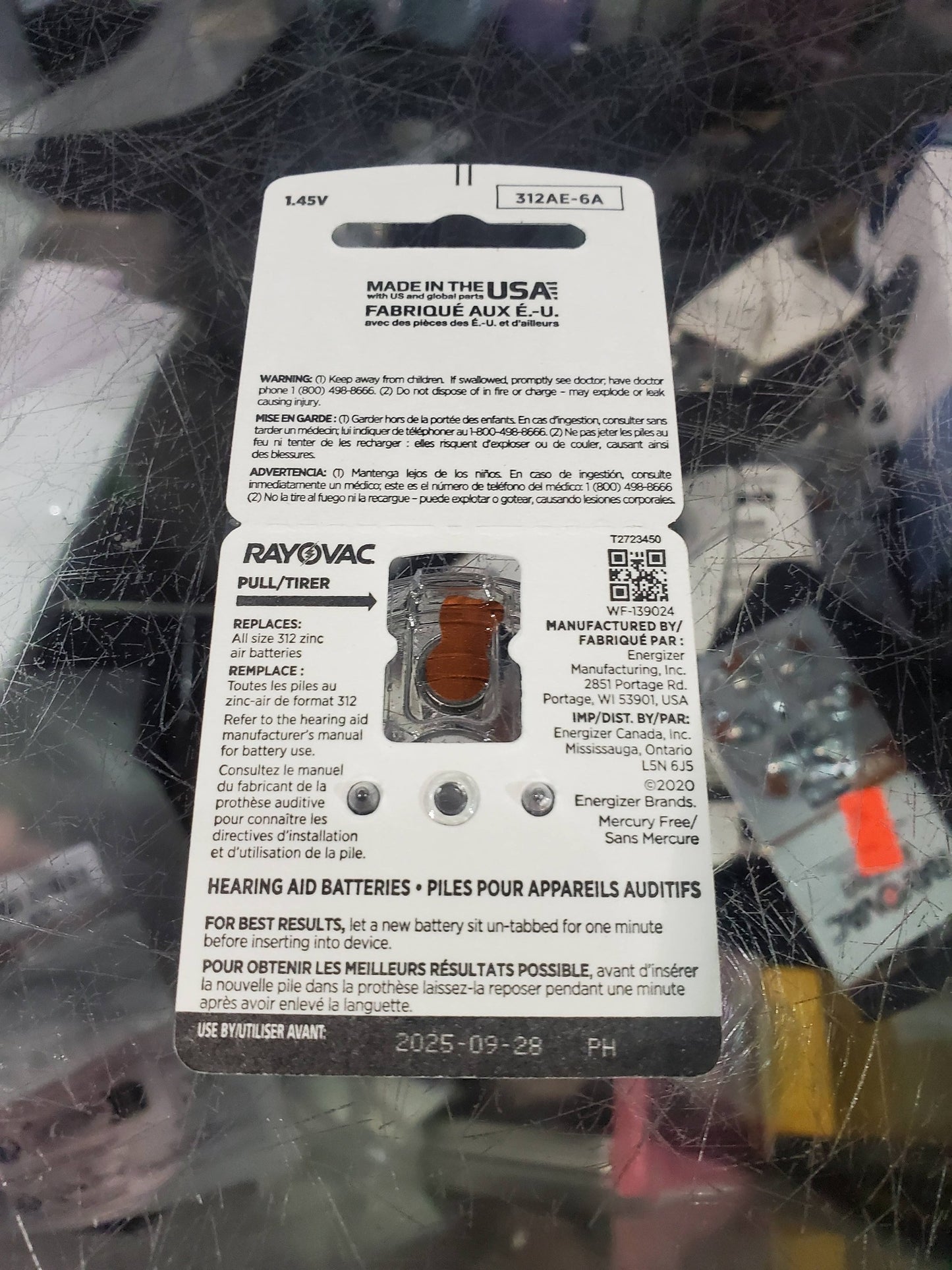 RAYOVAC® Extra Size 312 Hearing Aid Batteries