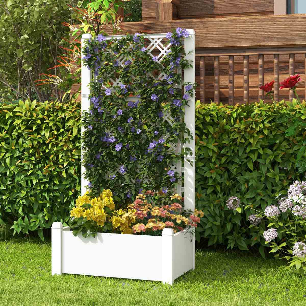SELF-WATERING STANDING PLANTER BOX