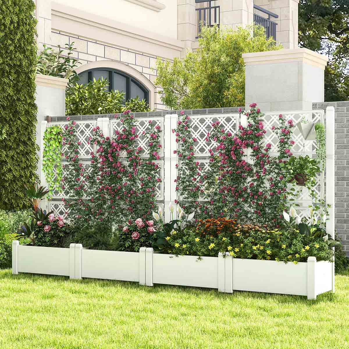SELF-WATERING STANDING PLANTER BOX