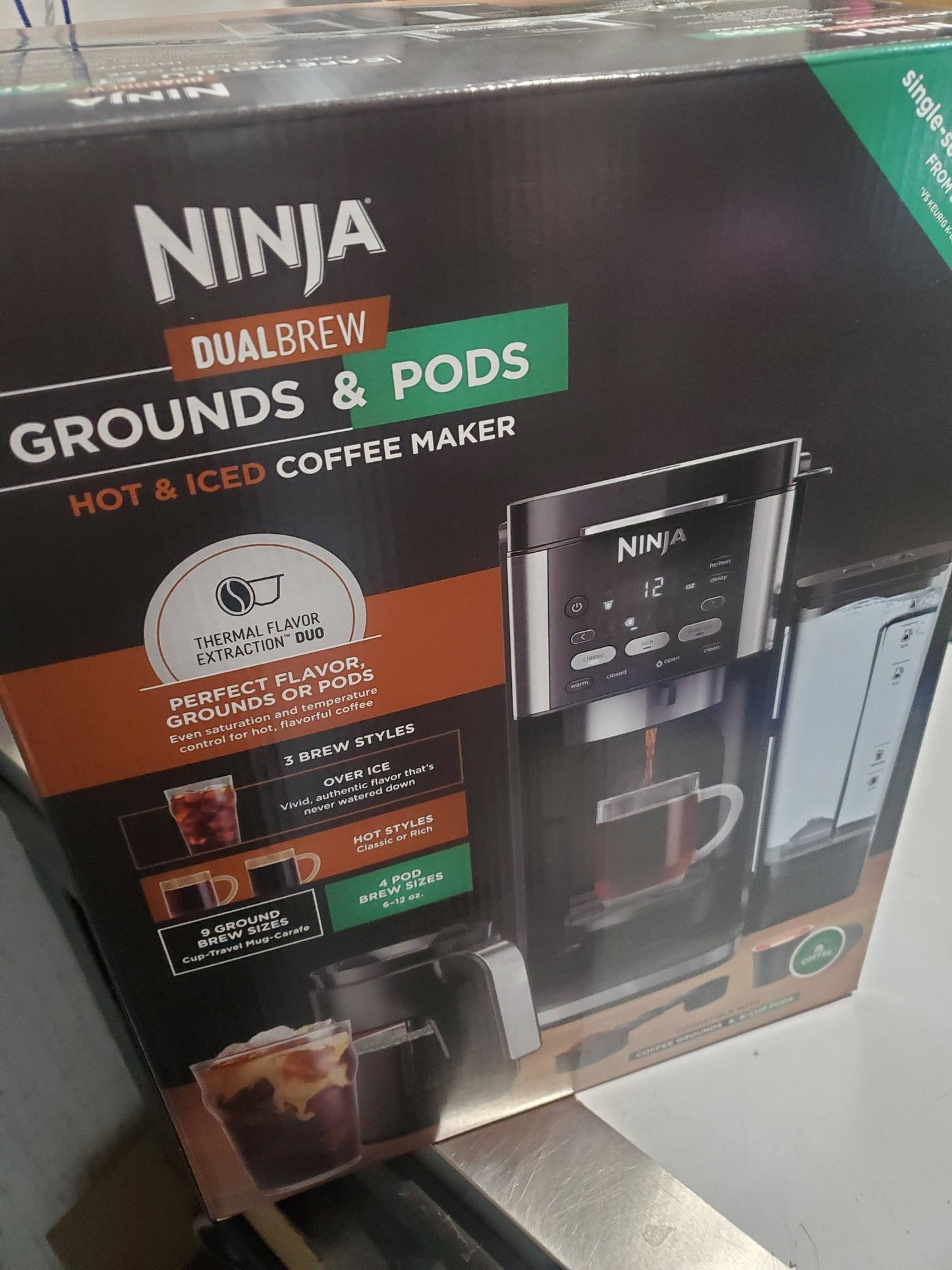 Ninja CFP101 DualBrew Hot & Iced Coffee Maker – Black