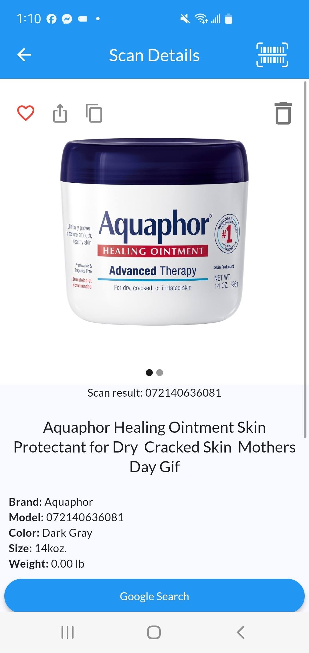 Aquaphor Healing Skin Ointment 14 oz
