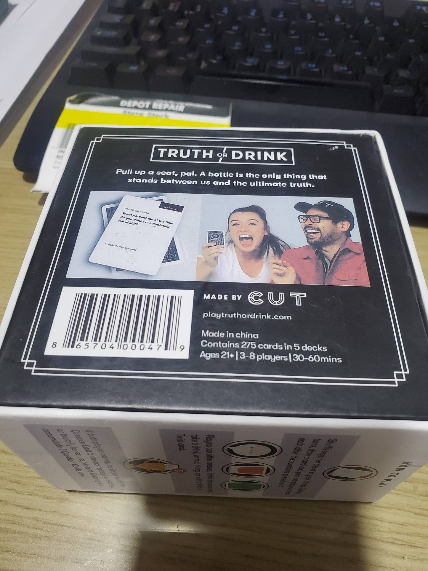 Truth or Drink English Board Games Truth or Drinking Card Games Friends Party Game Card Do or Smoke