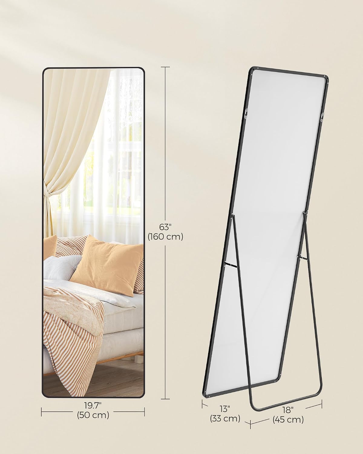 FULL-LENGTH MIRROR – INK BLACK