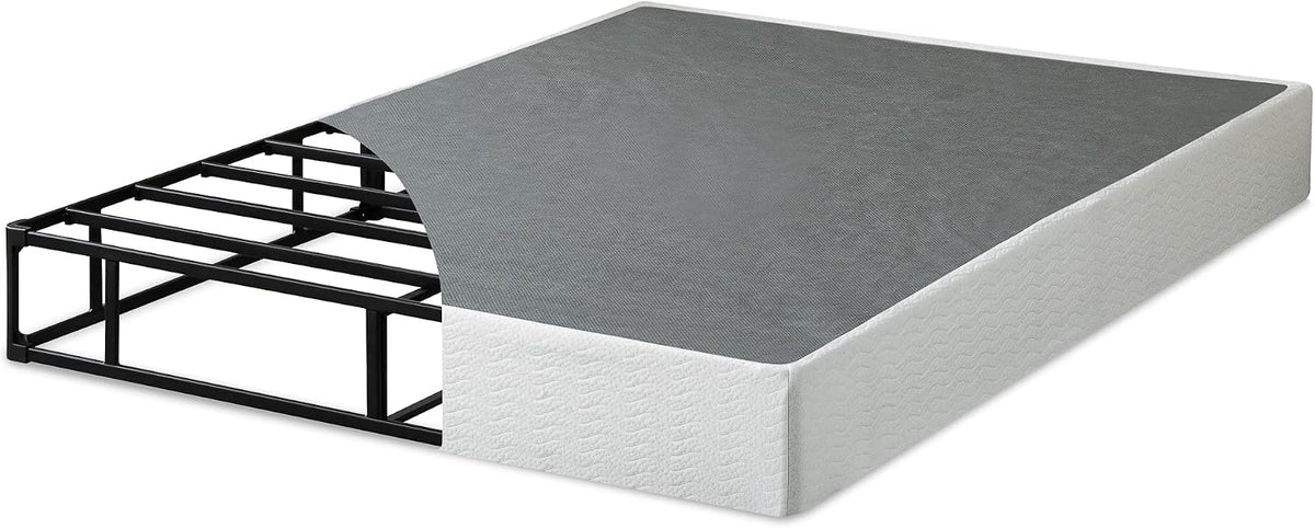 Full Size Box Spring – 9 Inch Low Profile Metal Smart Box Spring,