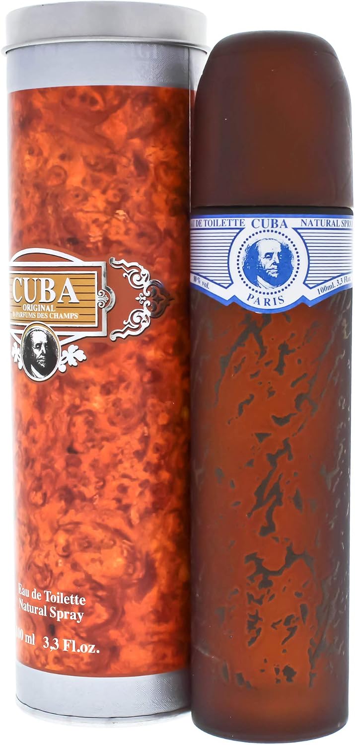 Cuba Gold Eau De Toilette edt Natural Spray Original for Men 100ml 3.3oz
