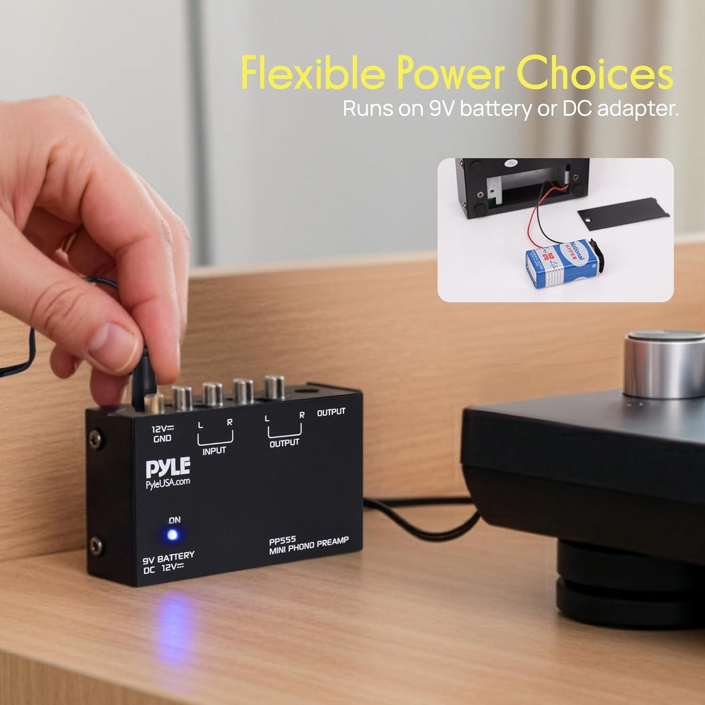 Pyle Phono Turntable Preamp – Model PP555