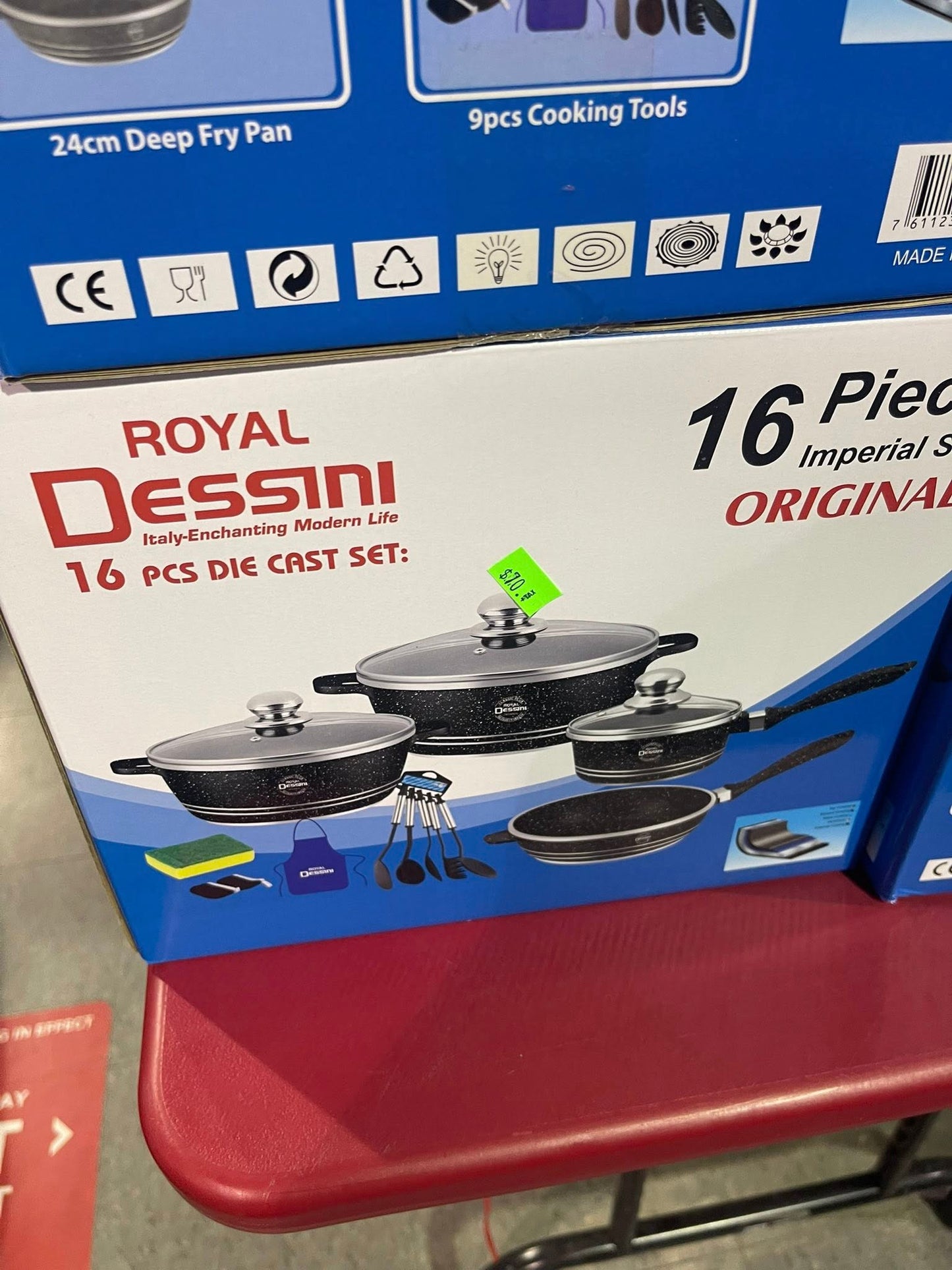 Royal Dessini Imperial 16‑Piece Cookware Set
