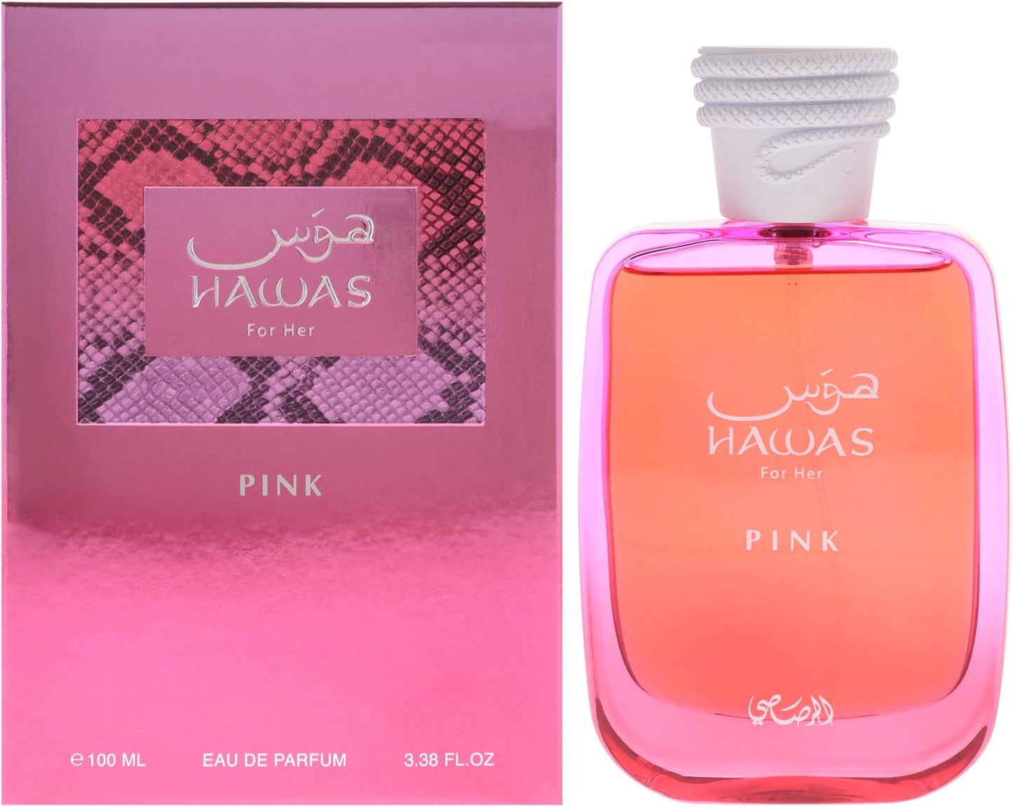 Hawas Collection – Hawas Pink by Rasasi for Women (3.38 oz EDP)