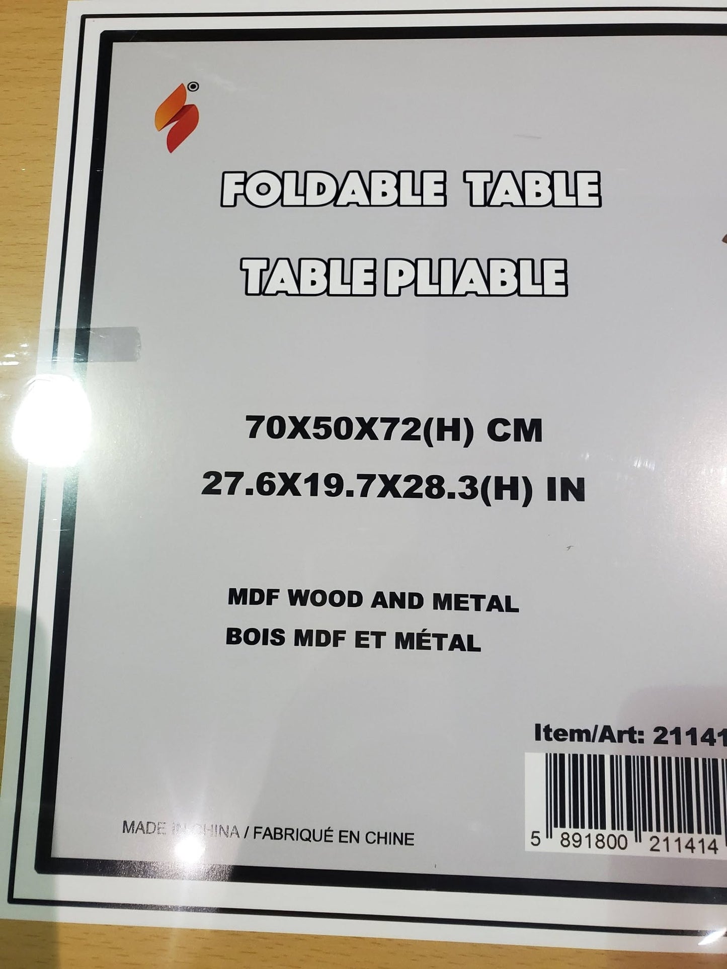 Wooden Folding Table Camping Traveling|Picnic| CofeeHome | Festivals/ Kitchen 70"50"72"