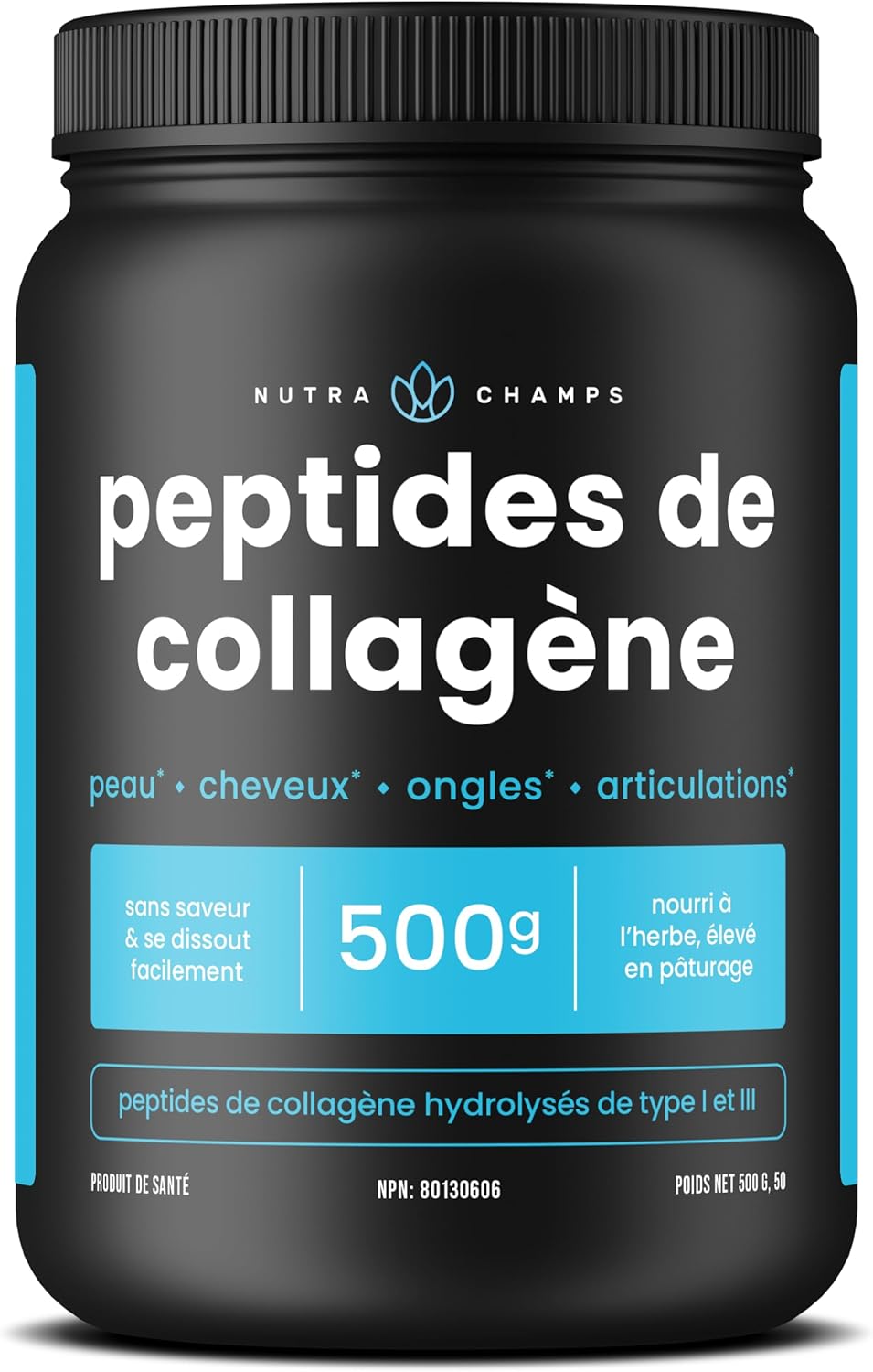 500g Hydrolyzed Collagen Powder – Type I & III (Unflavored