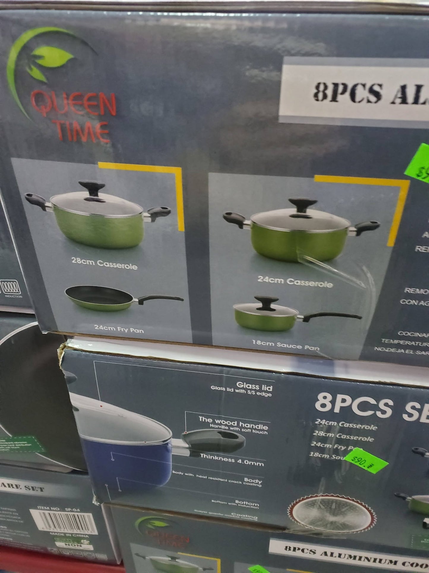Queen Time Aluminum Cookware Set – 8 pcs