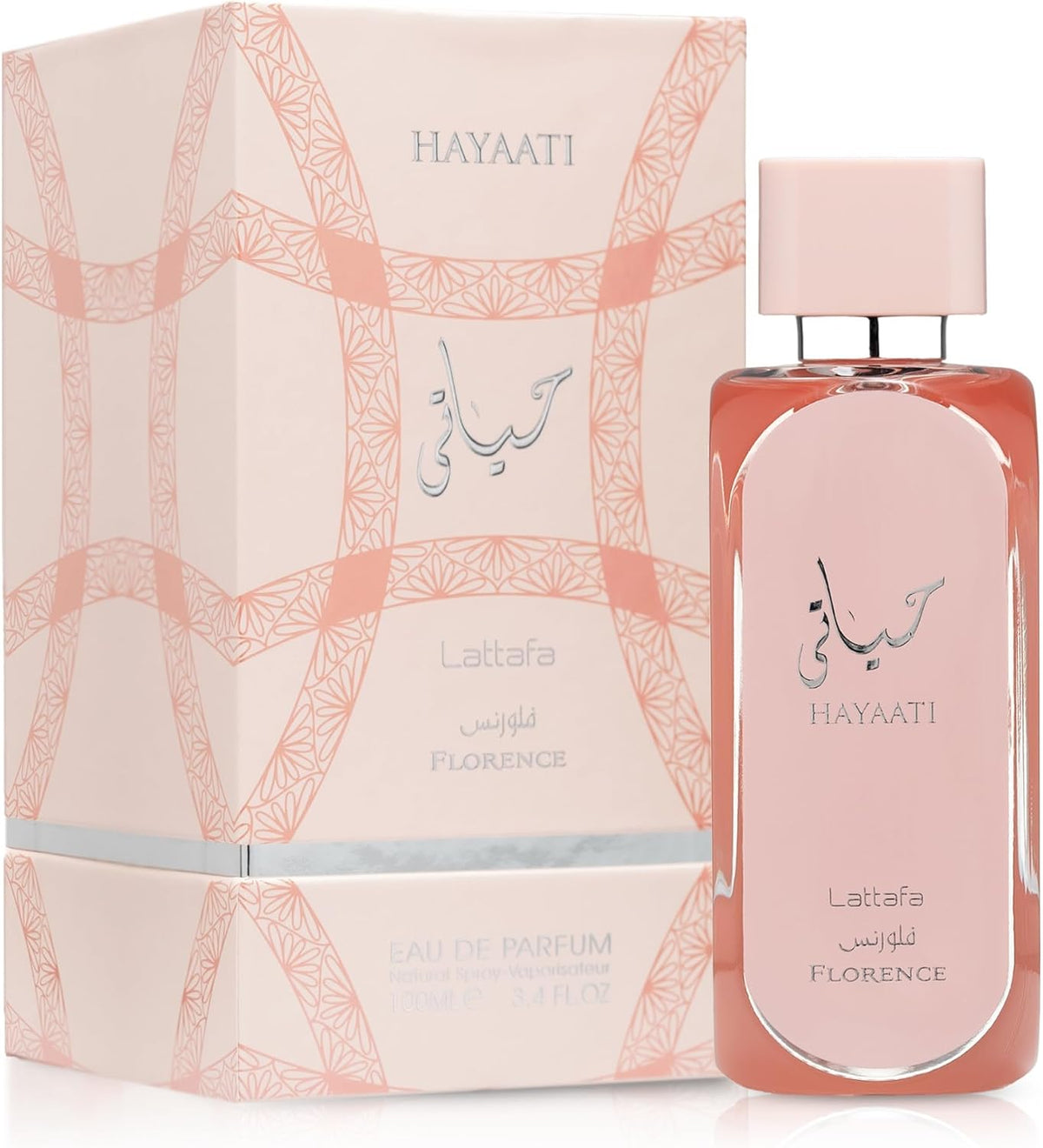 Lattafa Hayaati Florence for Unisex Eau de Parfum Spray, 3.4 Ounce