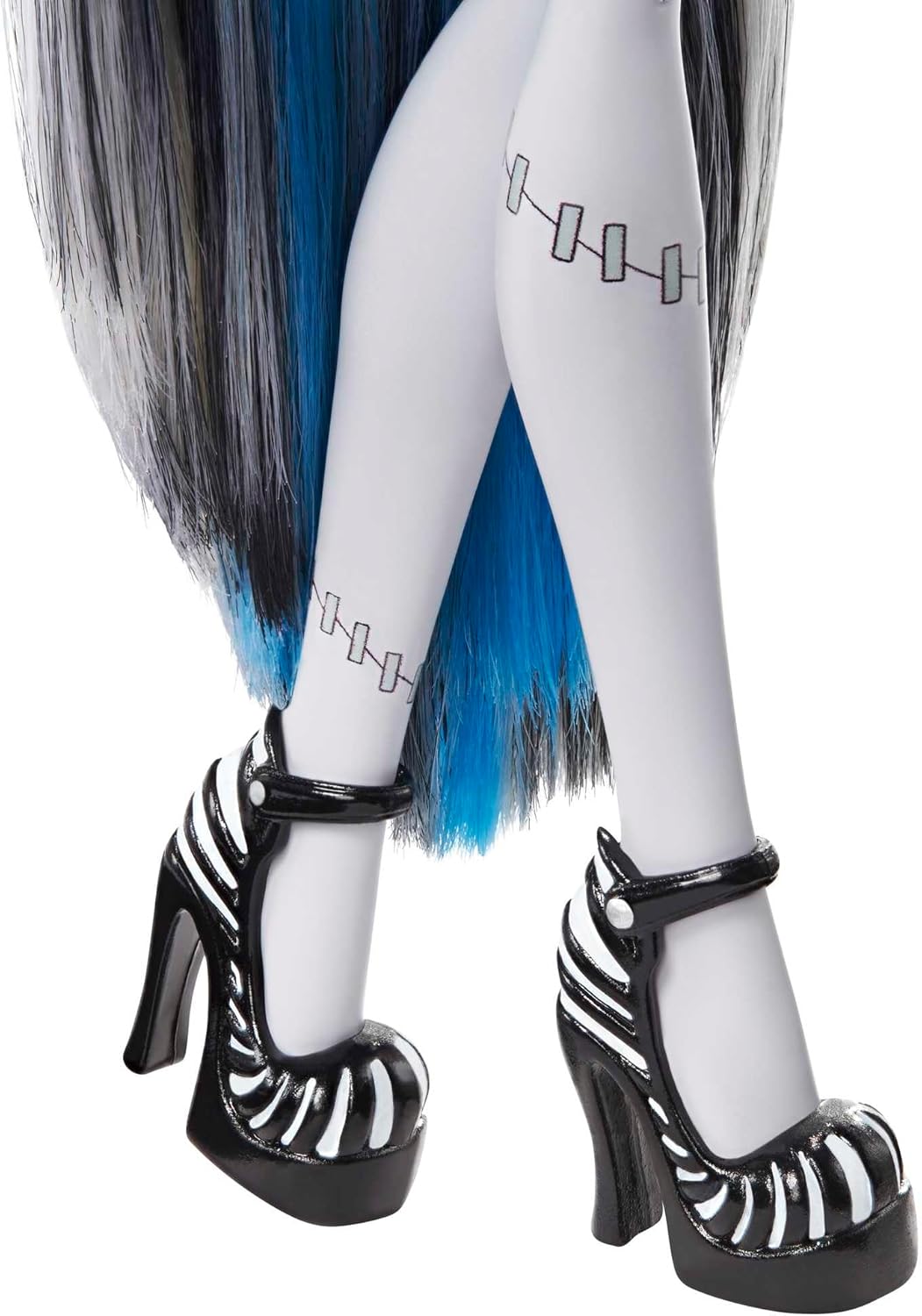 Monster High Reel Drama Doll, Frankie Stein in Black and White