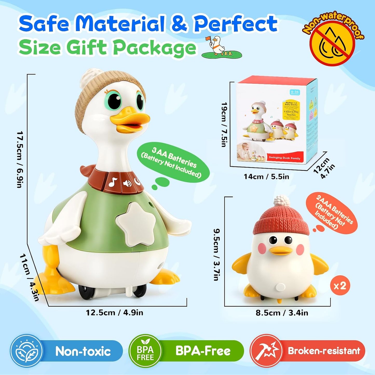 🦆🎶 Musical Dancing Duck Toy –🎶🦆