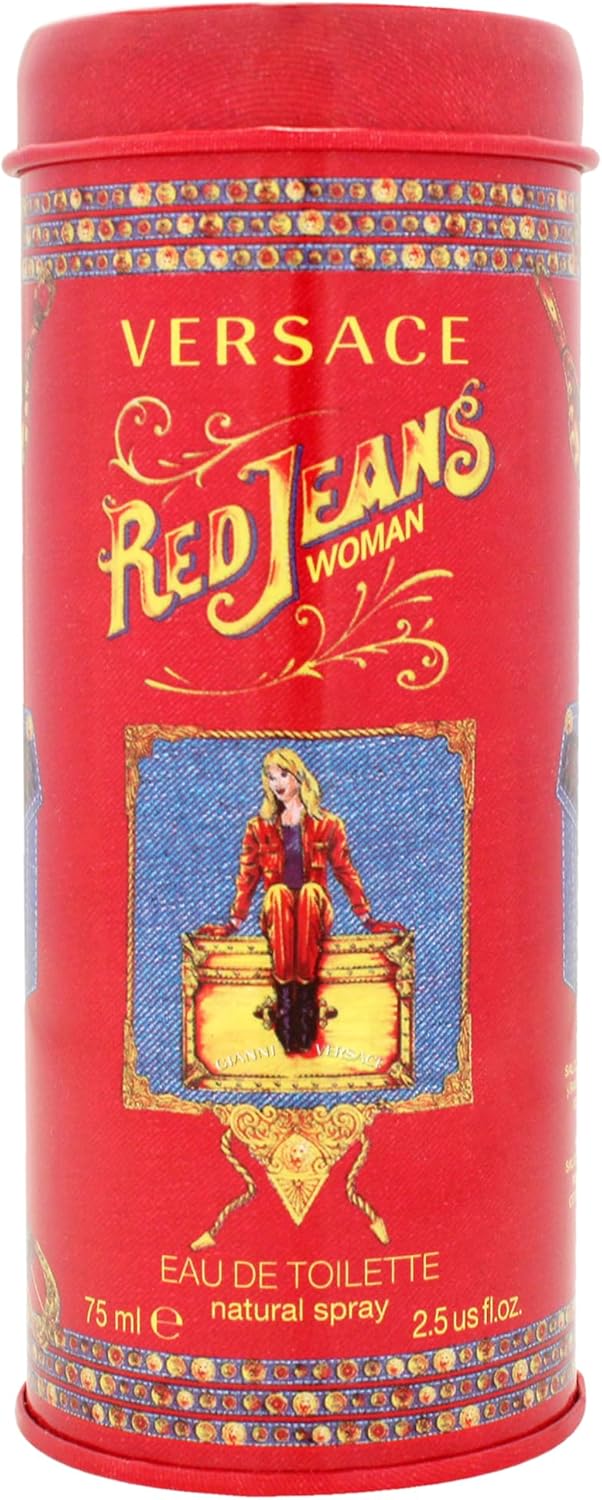 Gianni Versace Red Jeans EDT for Women – 2.5 oz