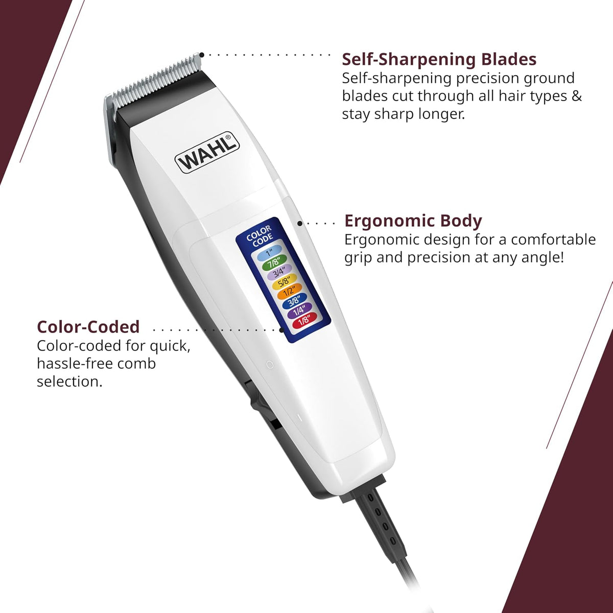 Wahl Canada Color Pro Haircutting Kit – Model 3184