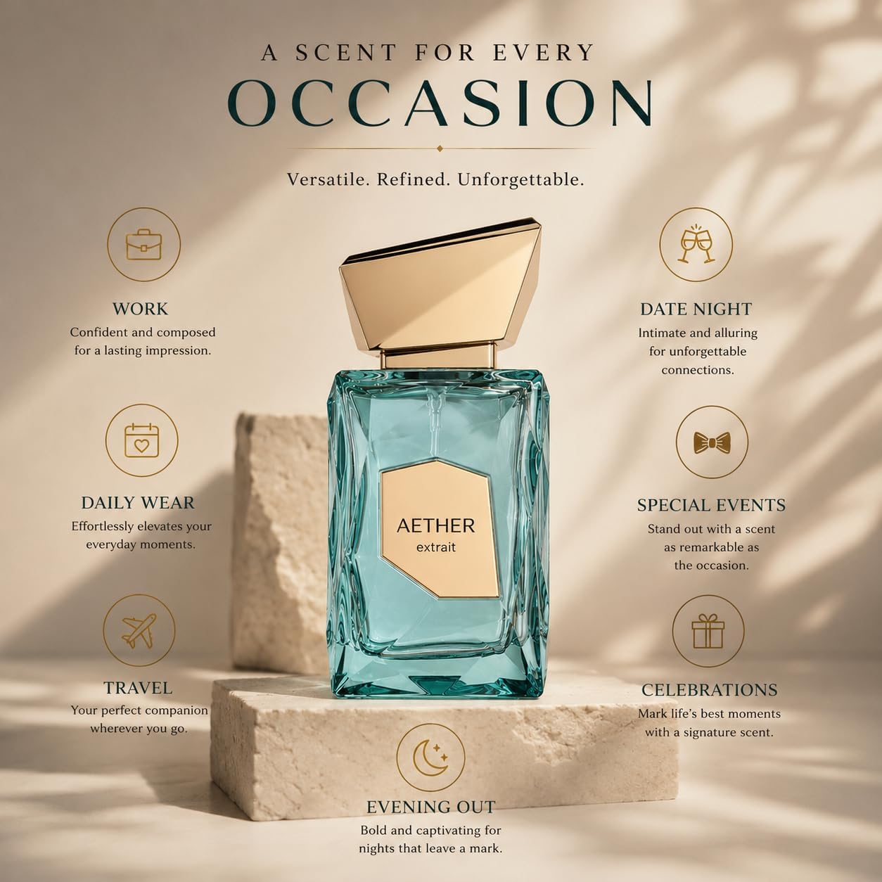 Fragrance World French Avenue Aether, Unisex Extrait de Parfum, 3.4 Fl Oz