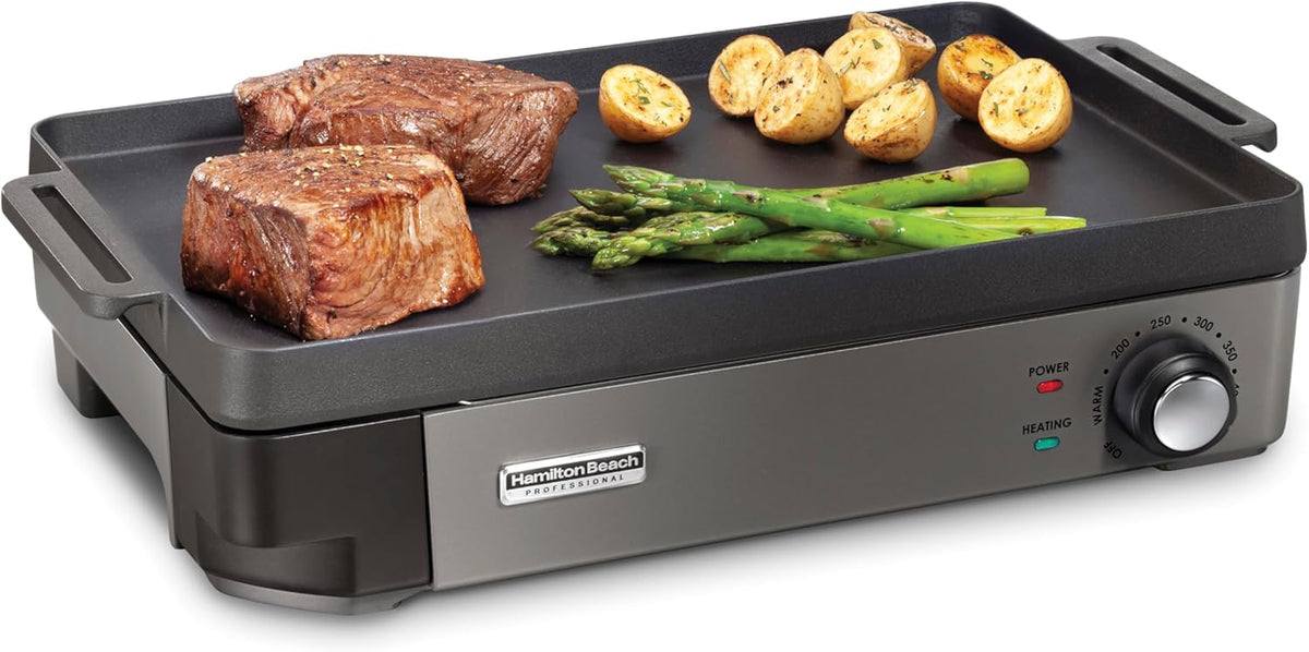 Hamilton Beach Professional Cast Iron Electric Grill