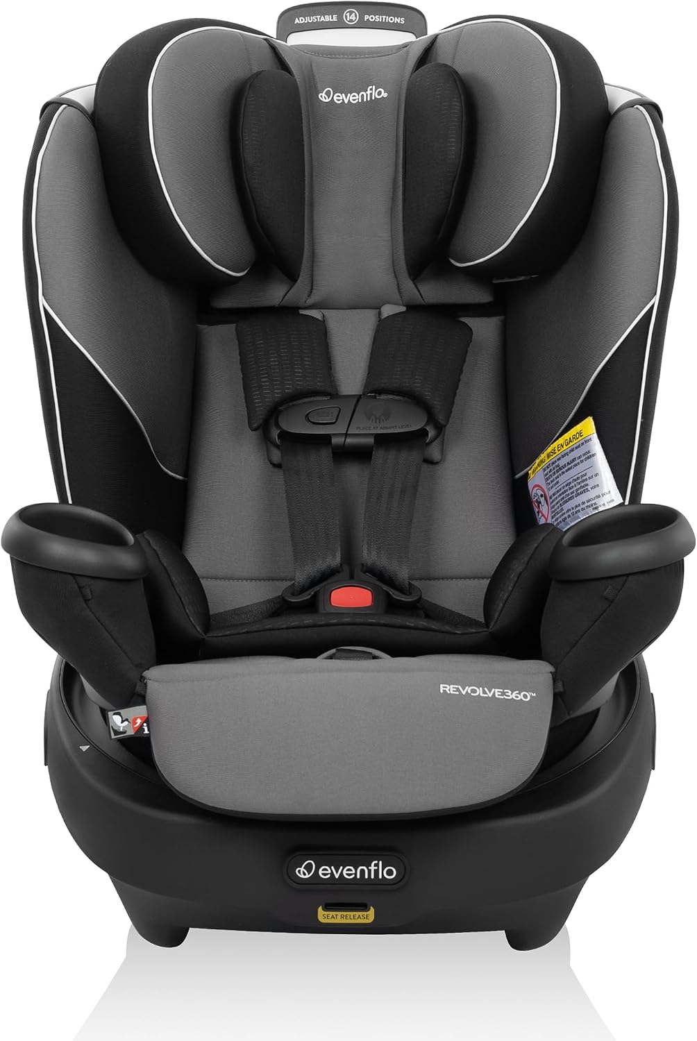 🩶🚗 Evenflo Revolve360 – Rotational All‑In‑One Convertible Car Seat