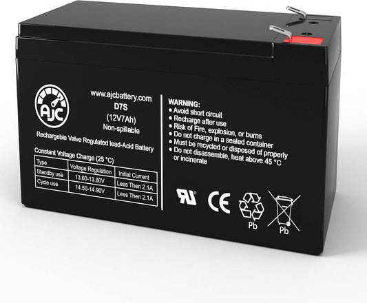 AJC 12V 7Ah Sealed Lead Acid - AGM - VRLA Battery