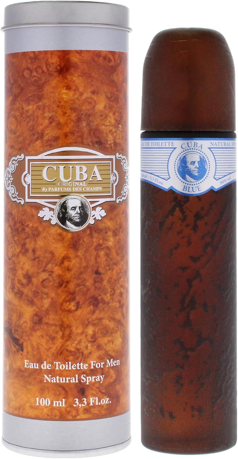 Cuba Gold Eau De Toilette edt Natural Spray Original for Men 100ml 3.3oz