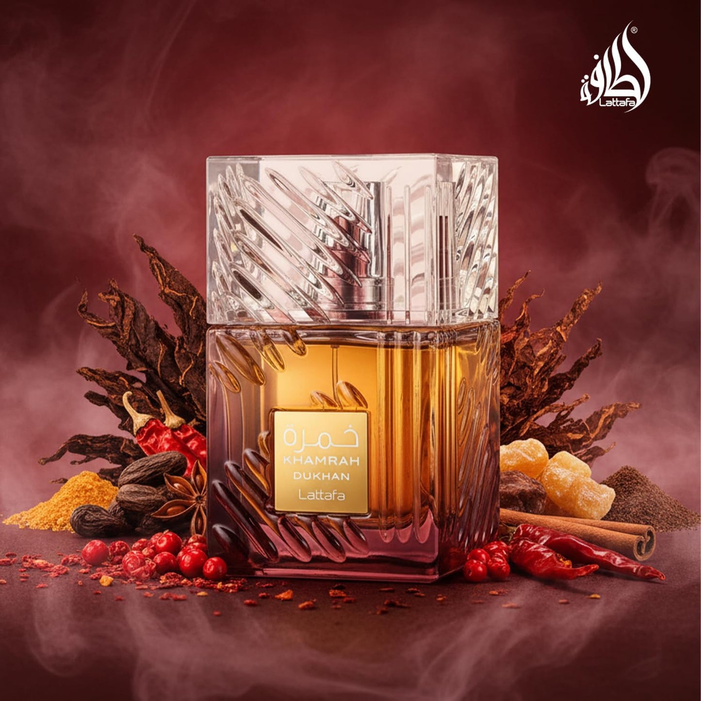 Lattafa Khamrah Dukhan – Eau de Parfum (Unisex, 3.4 oz)