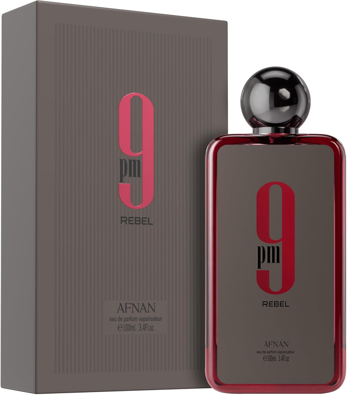 Afnan 9 PM Rebel – Eau de Parfum 3.4 oz (Unisex)