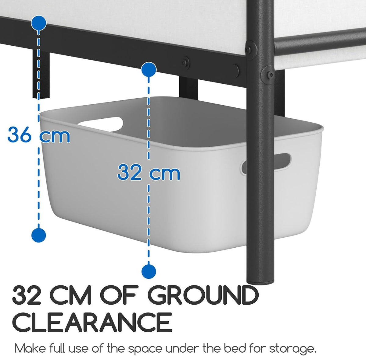Full Metal Bed Frames Black No Box Spring Needed Easy Assembly | Classic Metal Flower Design