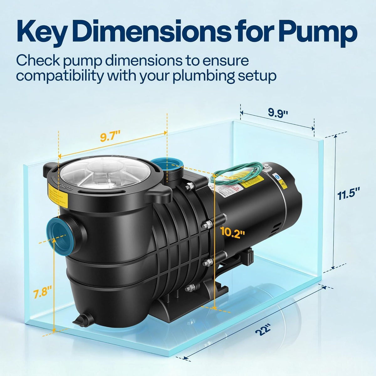 VIVOHOME 2.0HP POOL PUMP