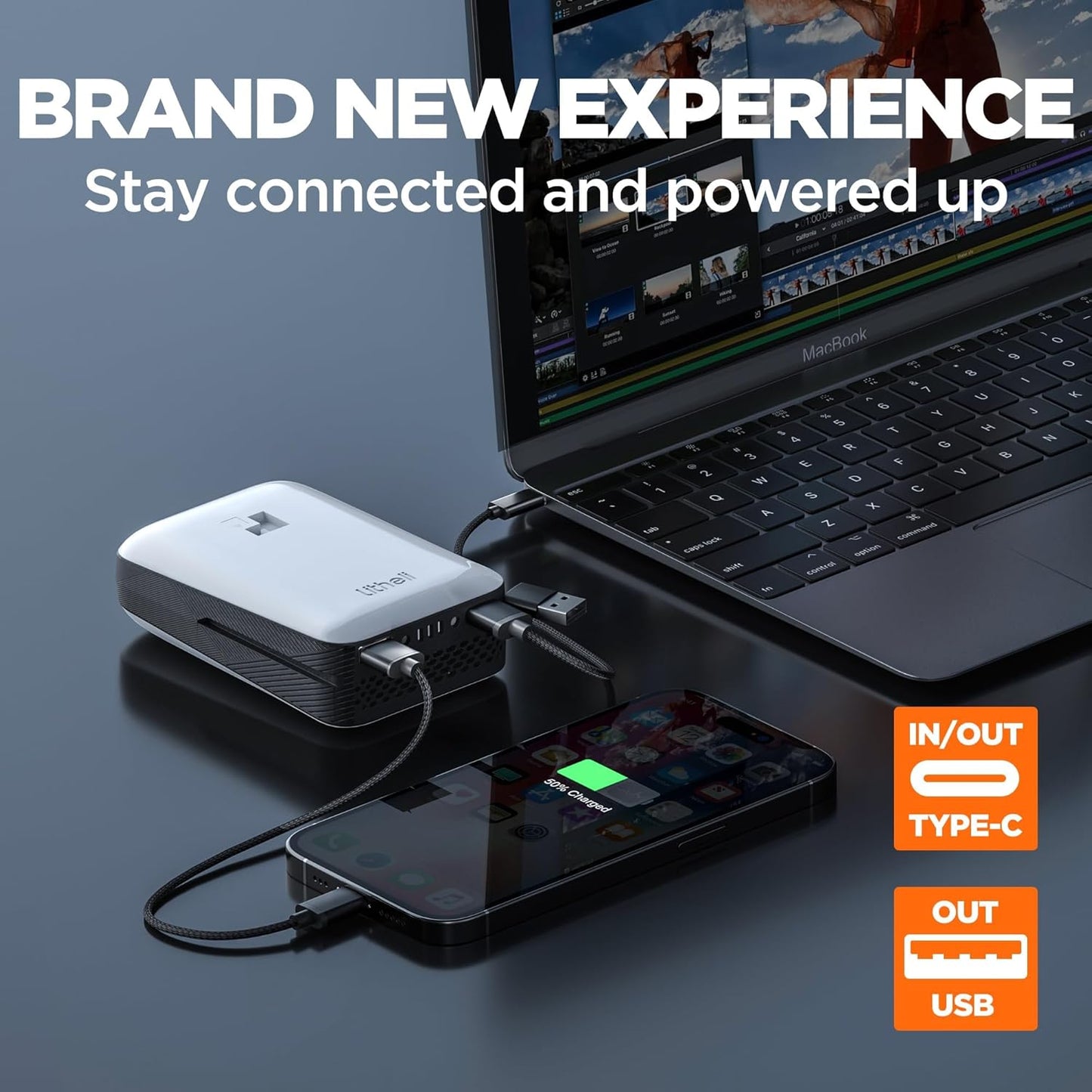 Litheli 20V Cordless Hedge Trimmer – 16" Blade