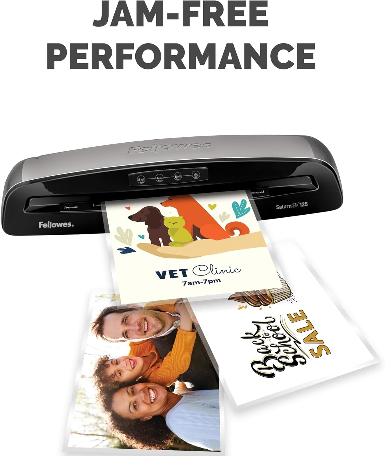 Fellowes Glossy Laminating Pouches – Letter Size, 5 mil, 100 Pack
