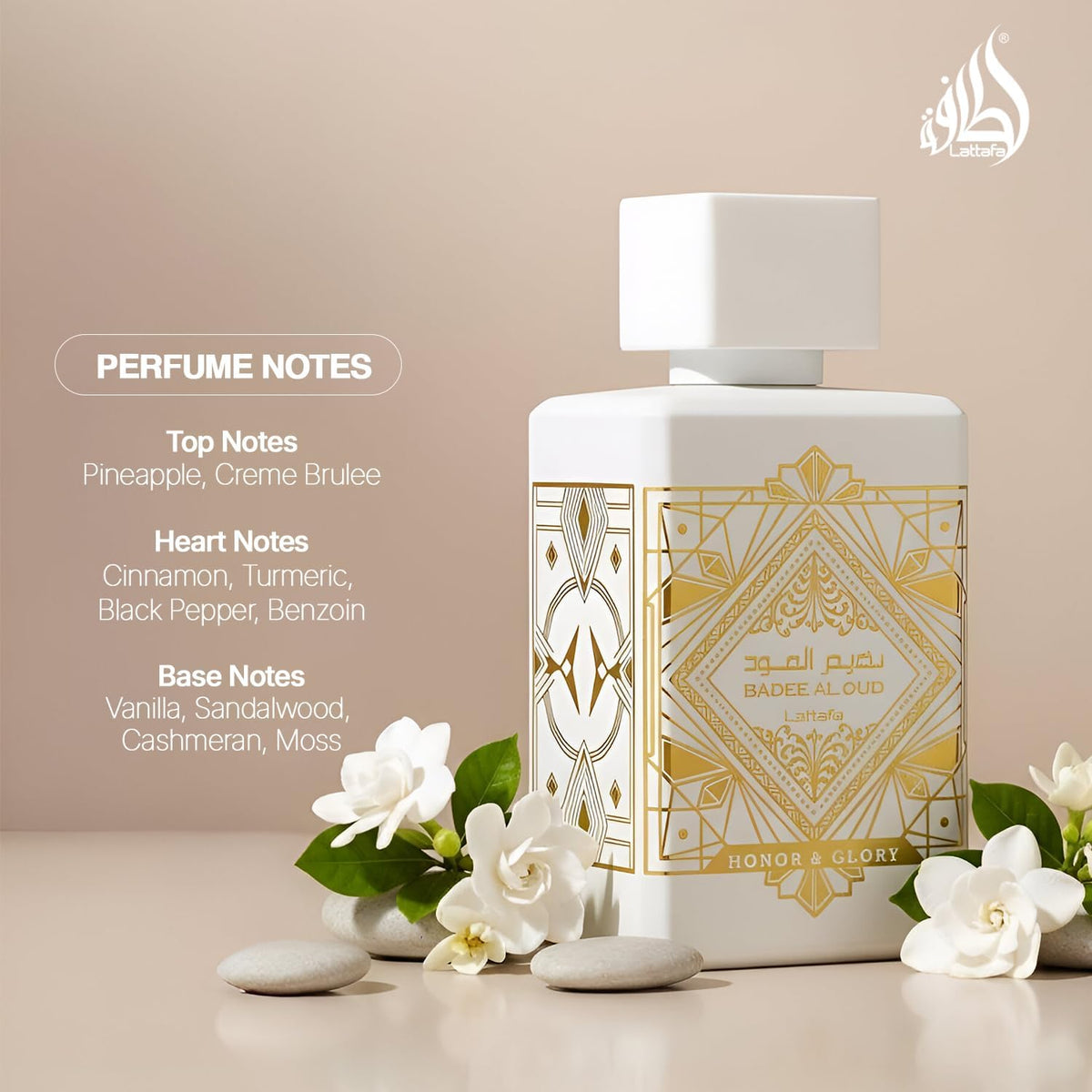Lattafa Badee Al Oud Honor &amp; Glory – Eau de Parfum 3.4 oz (Unisex