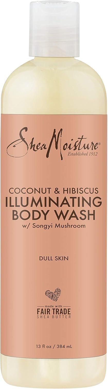 Shea Moisture Coconut & Hibiscus Body Wash, 384ml