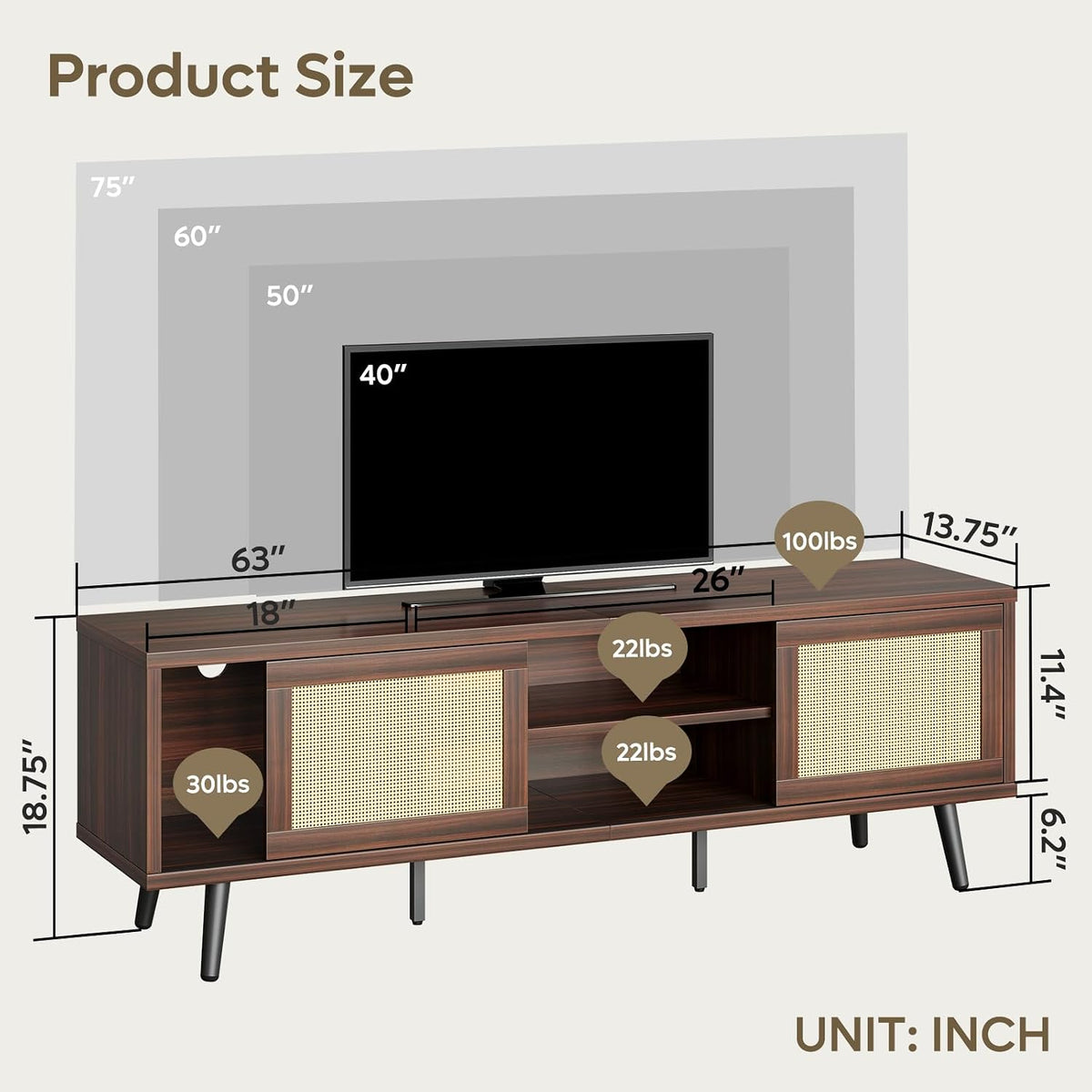 Mid-Century Modern TV Stand