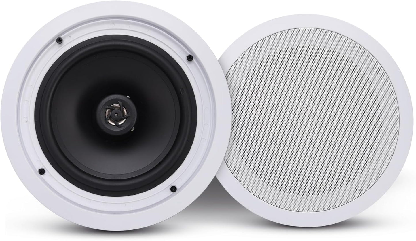 Pyle 8” Bluetooth Ceiling / Wall Mount Speakers (Pair)