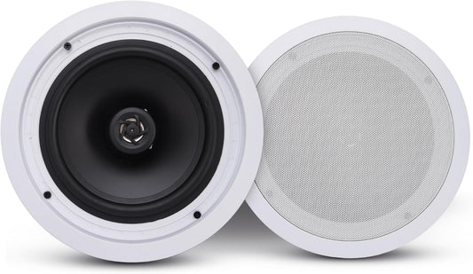 Pyle 8” Bluetooth Ceiling / Wall Mount Speakers (Pair)
