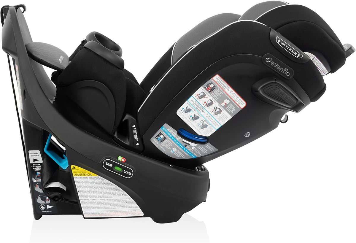 🩶🚗 Evenflo Revolve360 – Rotational All‑In‑One Convertible Car Seat