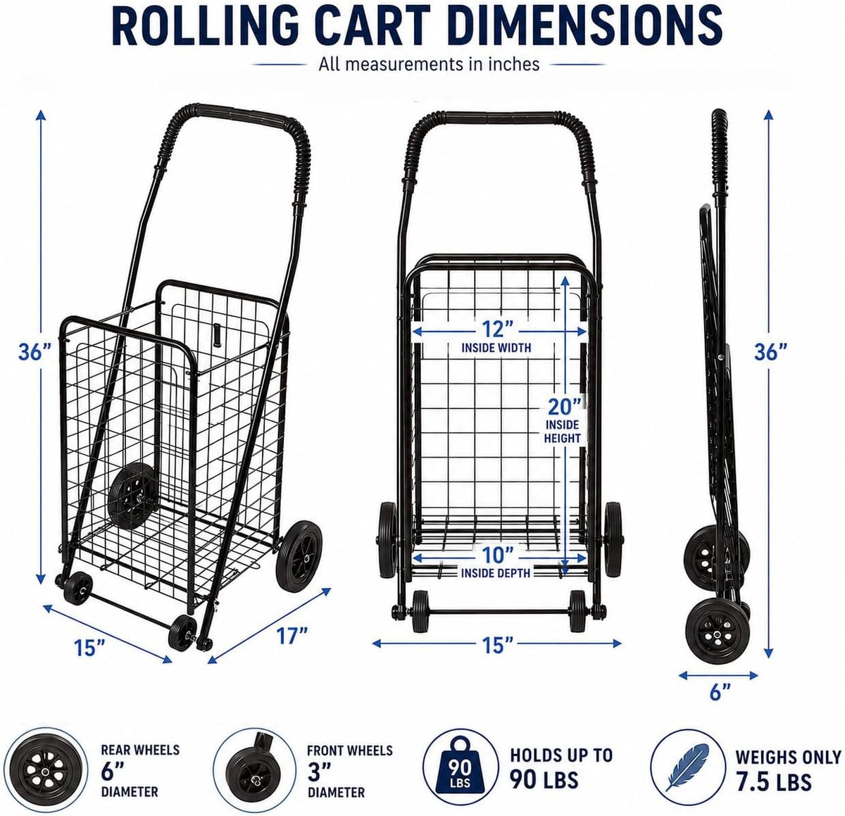 Utility, Grocery all around Cart