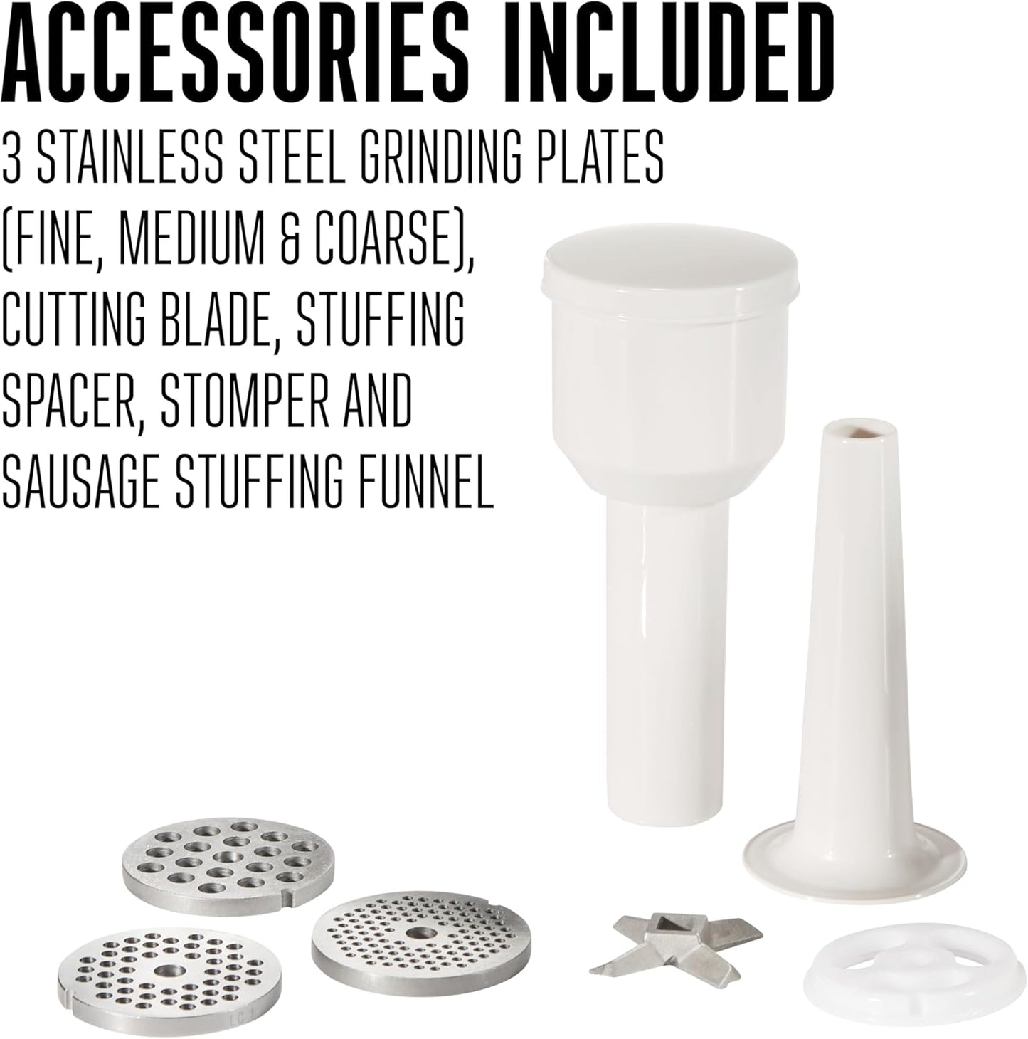 Weston Electric Meat Grinder & Sausage Stuffer,