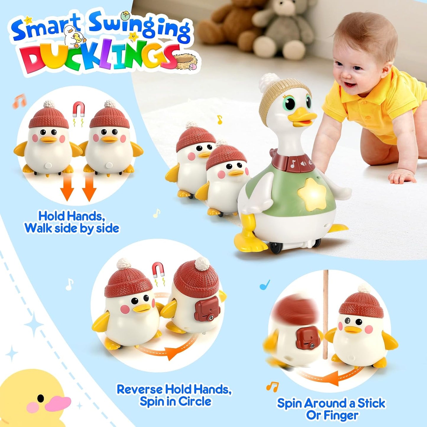 🦆🎶 Musical Dancing Duck Toy –🎶🦆
