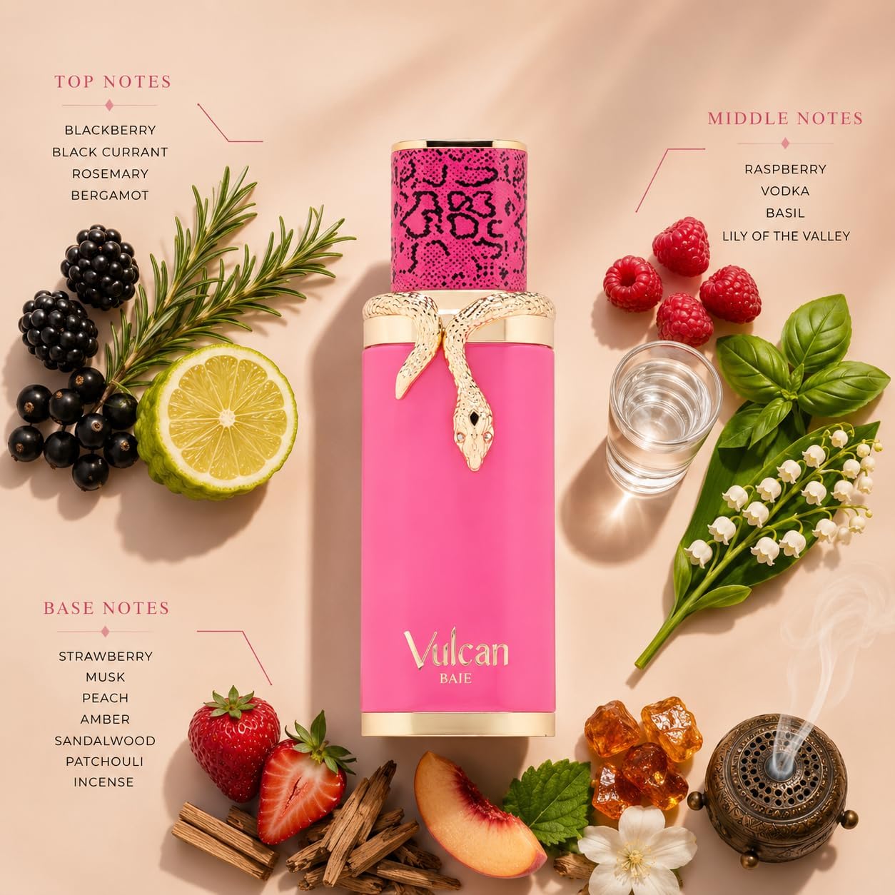French Avenue - Vulcan Baie by Fragrance World for Unisex - 3.4 oz Extrait De Parfum Spray