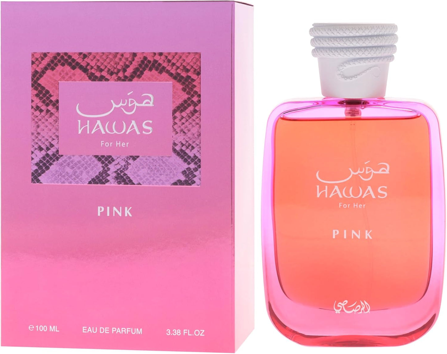 Hawas Collection – Hawas Pink by Rasasi for Women (3.38 oz EDP)