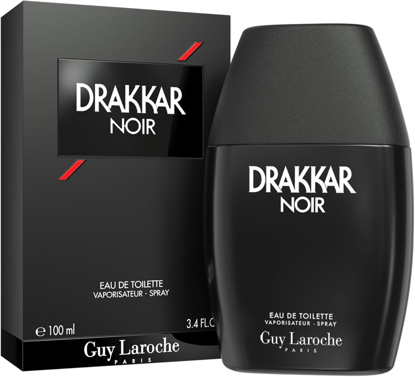 Guy Laroche Drakkar Noir Eau De Toilette Spray for Men - 3.4 Oz, 100.6 ml