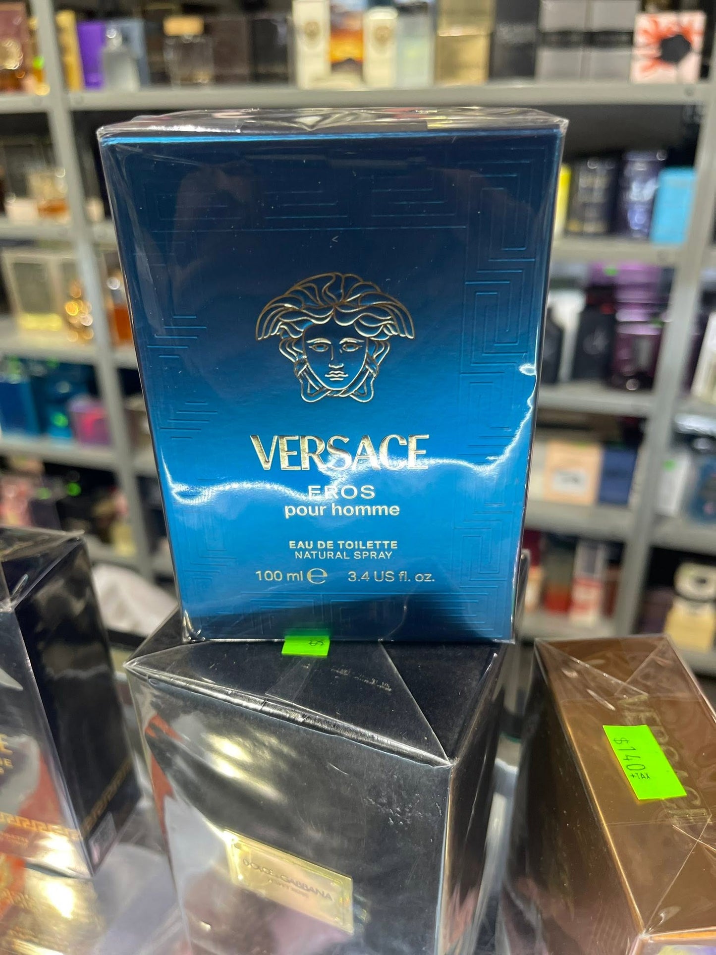 Versace Eros by Versace Eau De Toilette 3.3 oz Spray