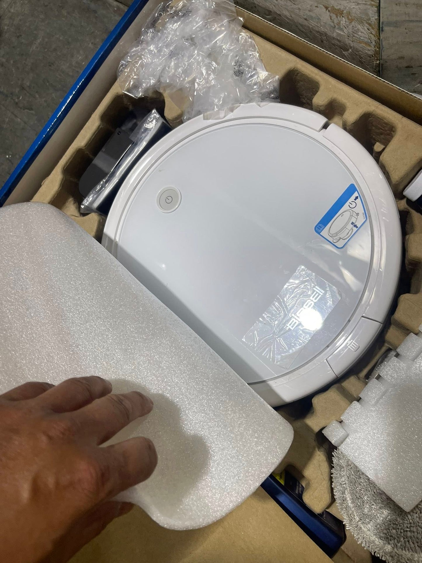 Bissell - Robot Vacuum - Spinwave® - 2-in-1 Wet Mop and Dry Robot Vacuum - WiFi Connected