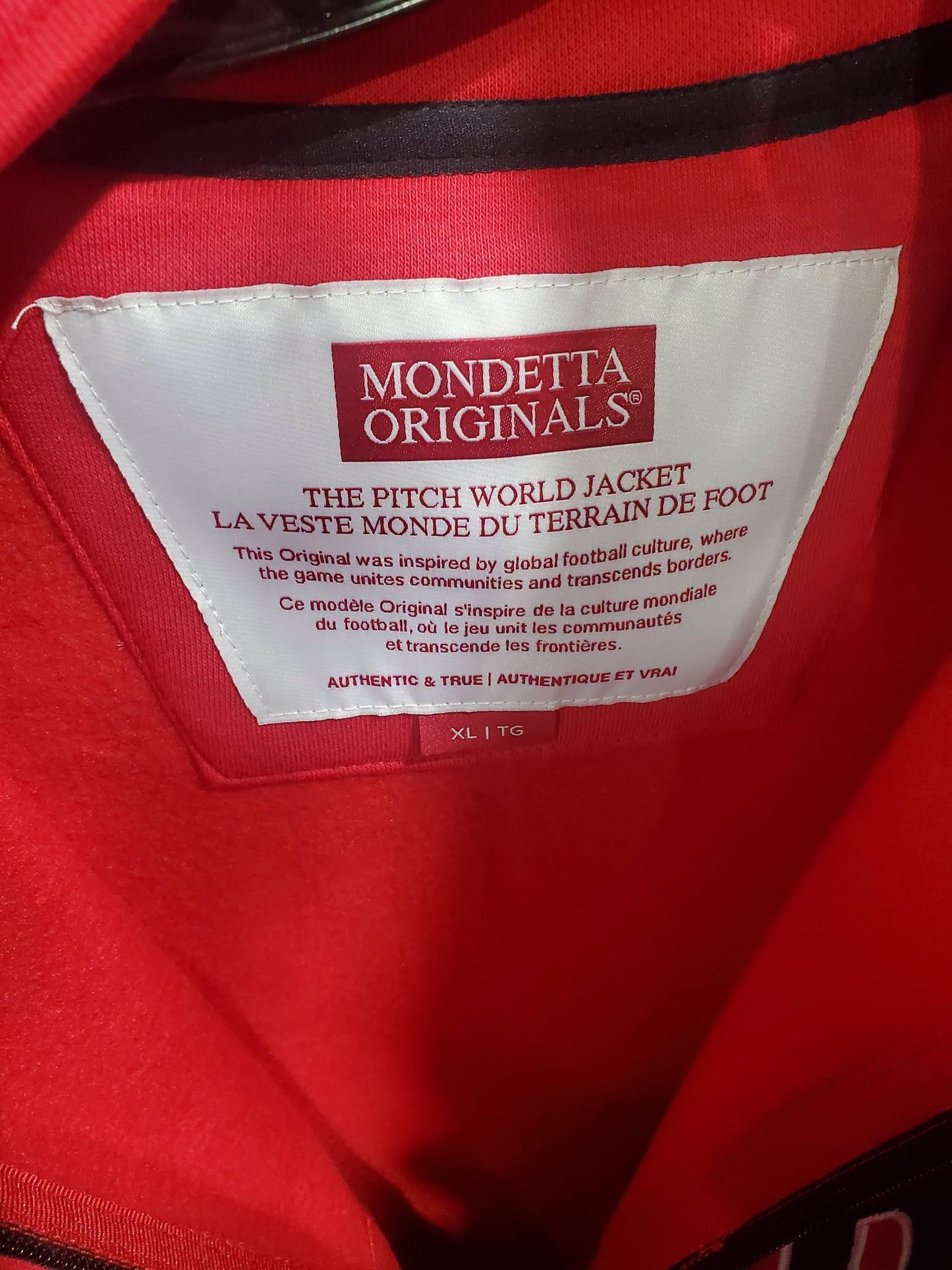 Mondetta Men’s Pitch World Jacket  (Unisex)