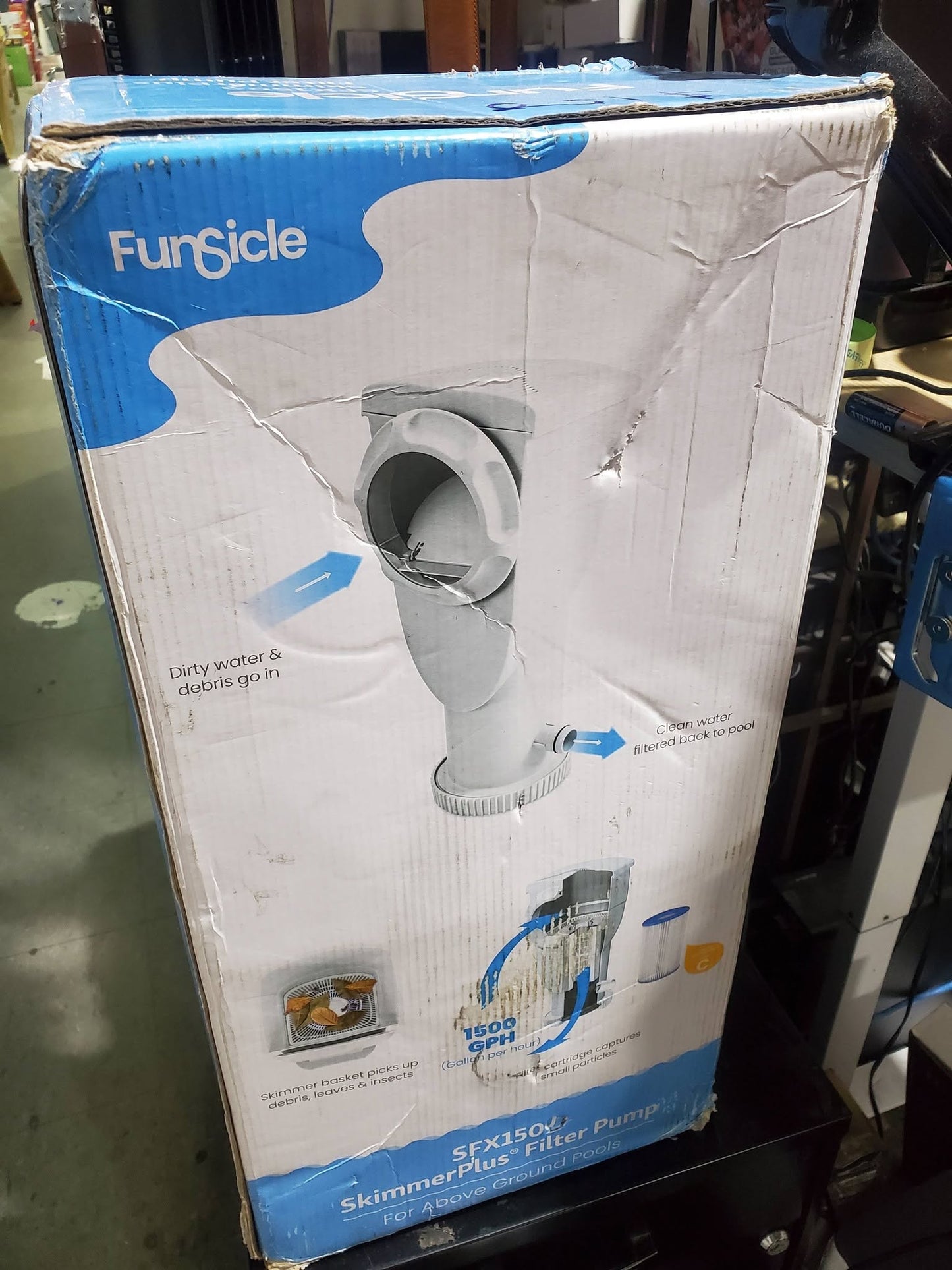 Funsicle SFX1500 SkimmerPlus Filter Pump