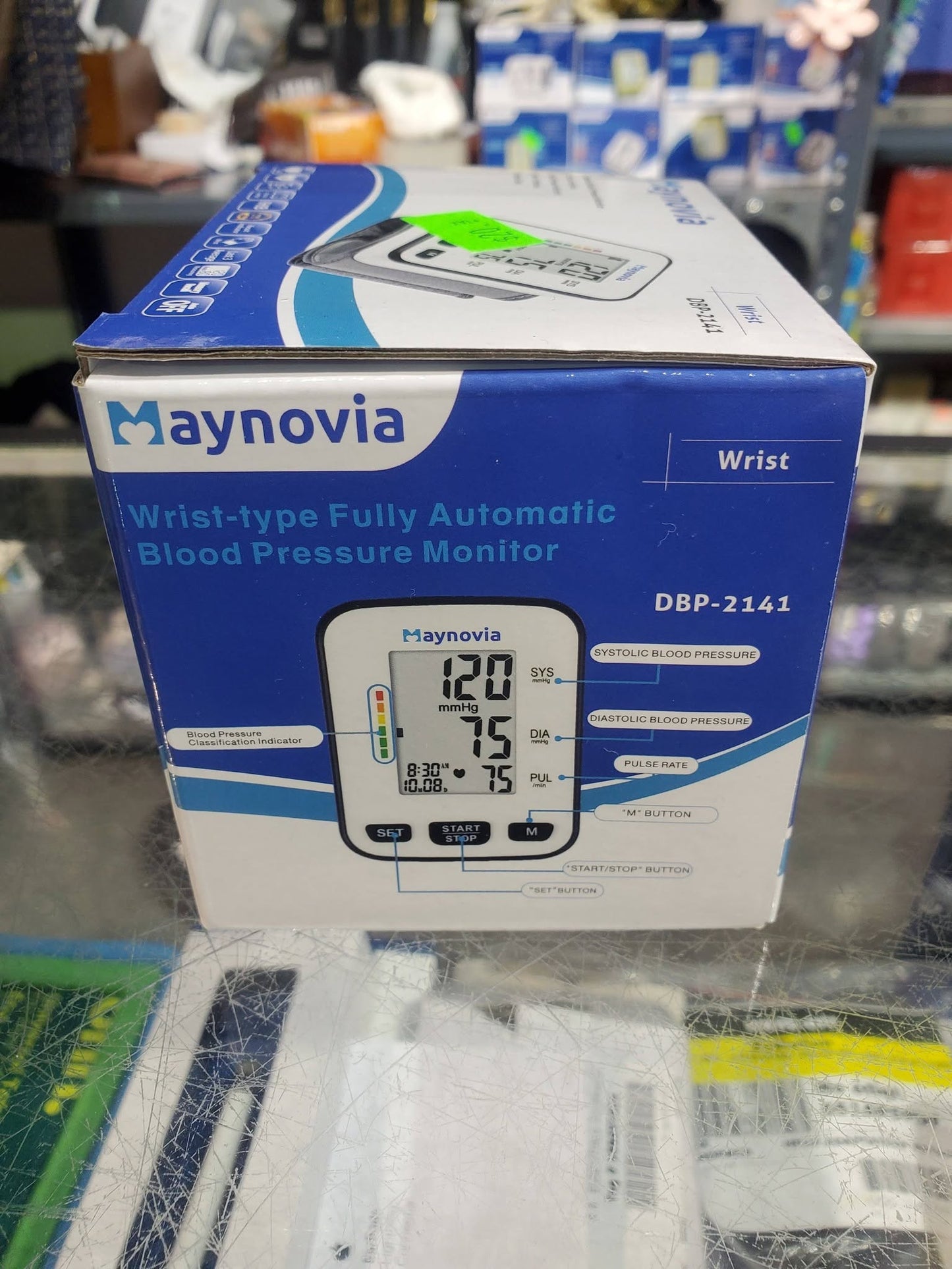 Maynovia Wrist‑Type Fully Automatic Blood Pressure Monitor