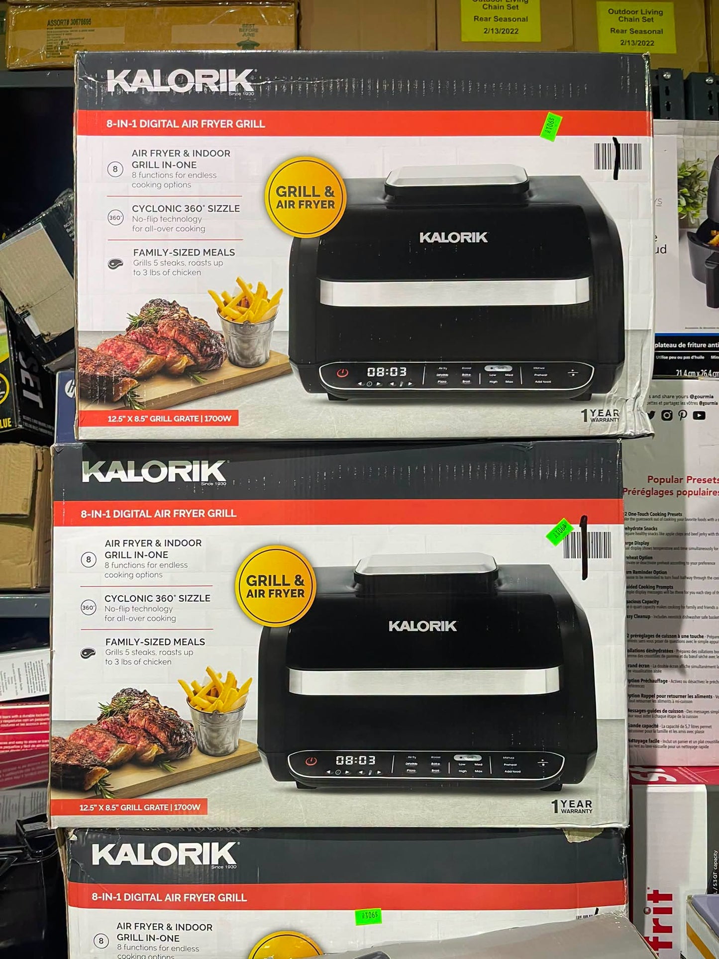 Kalorik® 8‑in‑1 Digital Air Fryer Grill